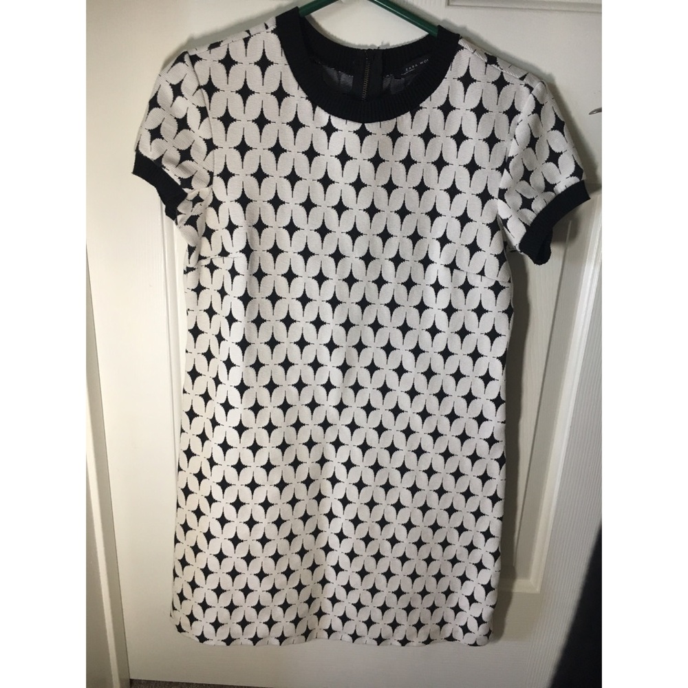 Black And White Retro Style Dress